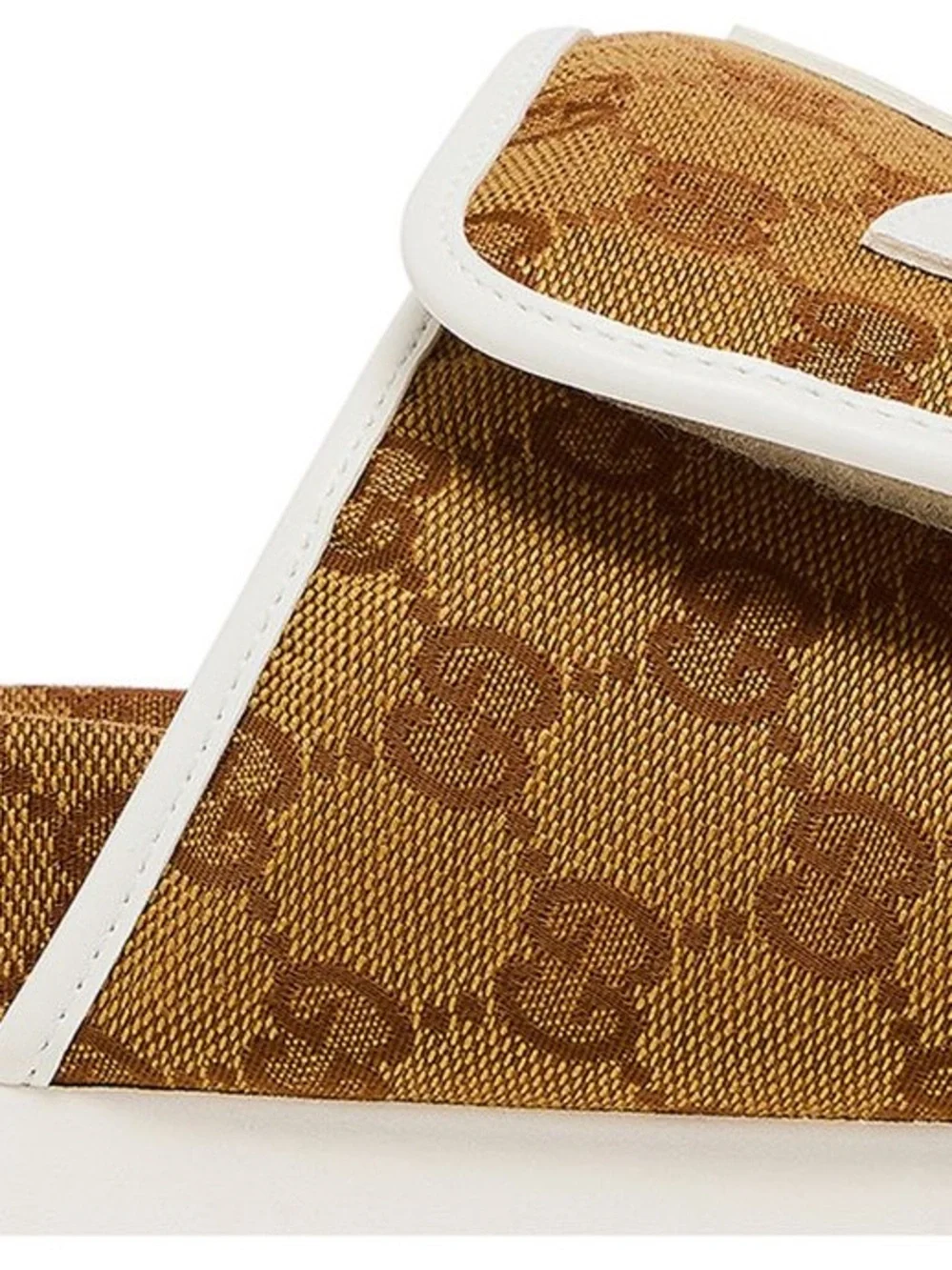 NWB Authentic Gucci x Adidas GG Monogram Platform Slides Men’s 10